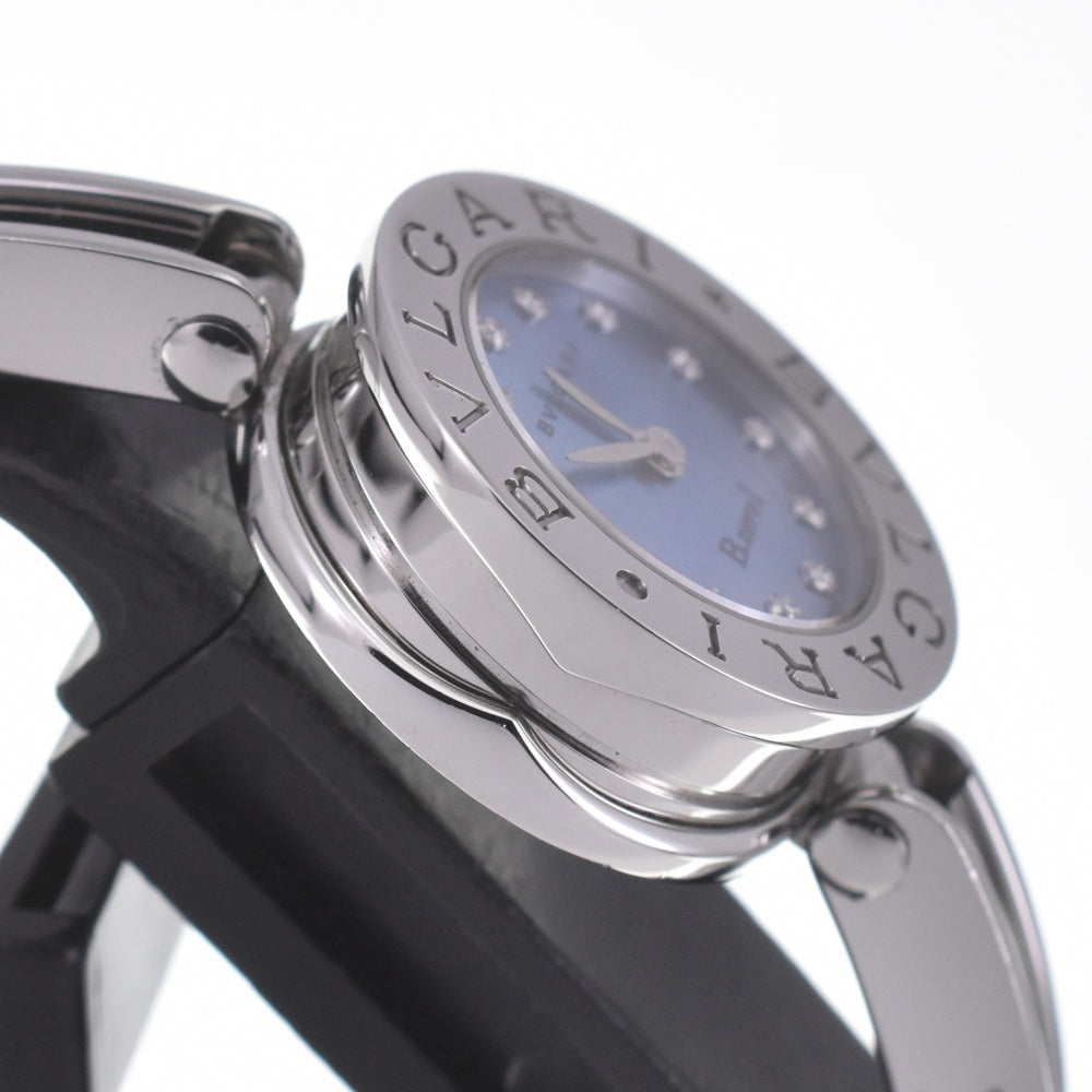 with paper BVLGARI B.zero1 BZ22S 12P diamond Blue shell Dial Quartz Ladies
 Watch Q#141444