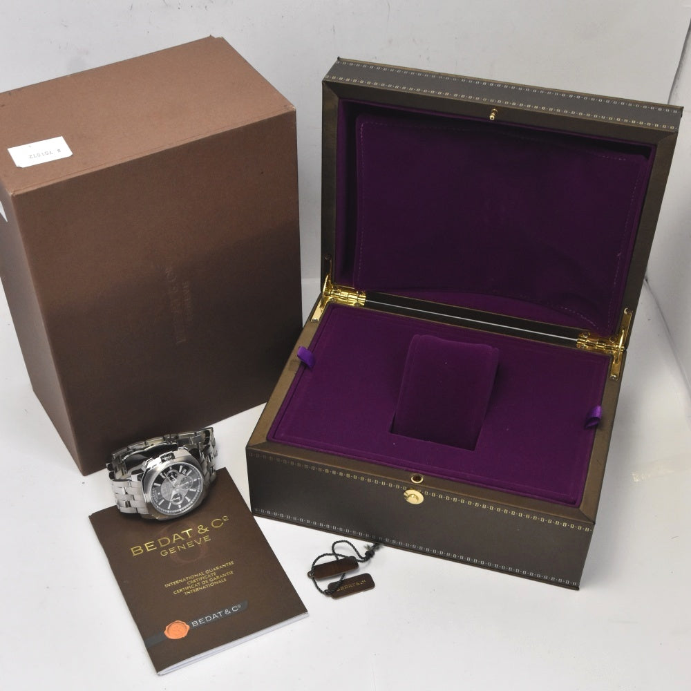 with paper BEDAT&Co No.8 B867.011.311B Chronograph Date Black / Silver Dial Automatic Men's
 Watch Q#141448