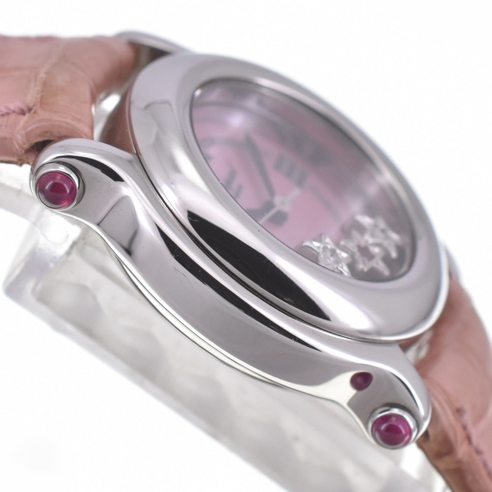 Chopard Happy sports 27/8245-21 3P Star Ruby/Diamond Pink shell Dial Quartz Ladies
 Watch R#141452