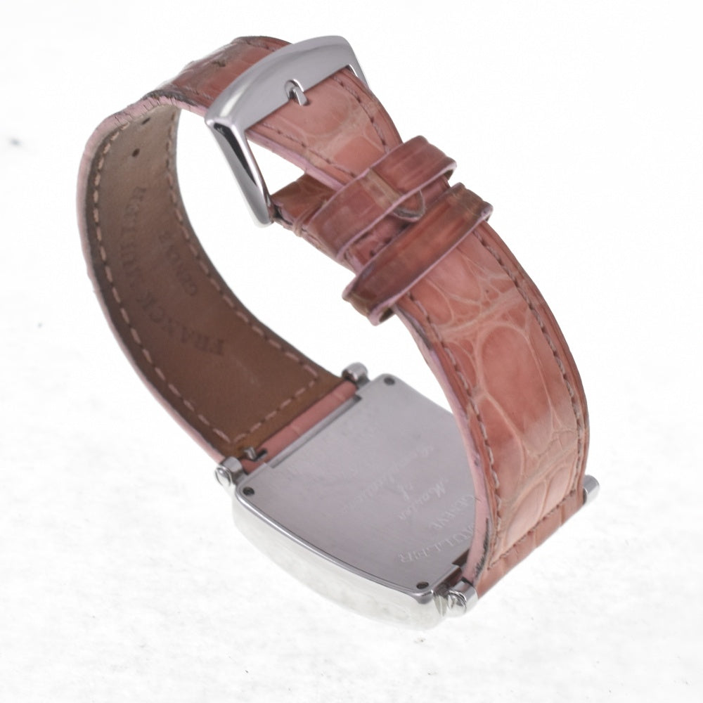 FRANCK MULLER Master Square Color Dome 6002LQZV Stainless Steel pink Dial Quartz Ladies
 Watch Q#141456