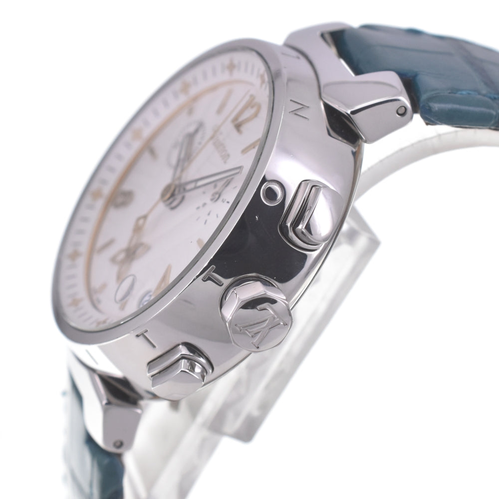 LOUIS VUITTON Tambour New Wave QA093 Chronograph white Dial Quartz Men's
 Watch R#141460