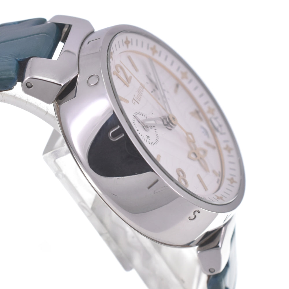 LOUIS VUITTON Tambour New Wave QA093 Chronograph white Dial Quartz Men's
 Watch R#141460