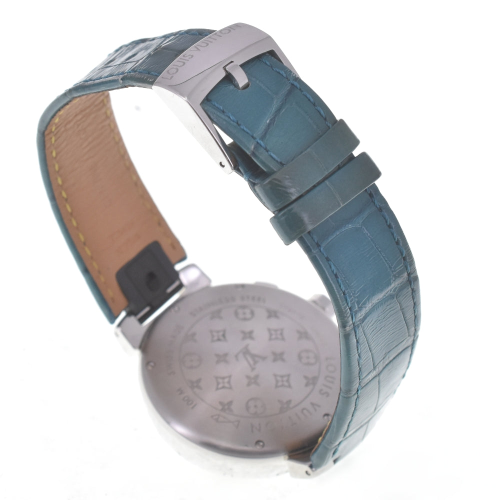 LOUIS VUITTON Tambour New Wave QA093 Chronograph white Dial Quartz Men's
 Watch R#141460