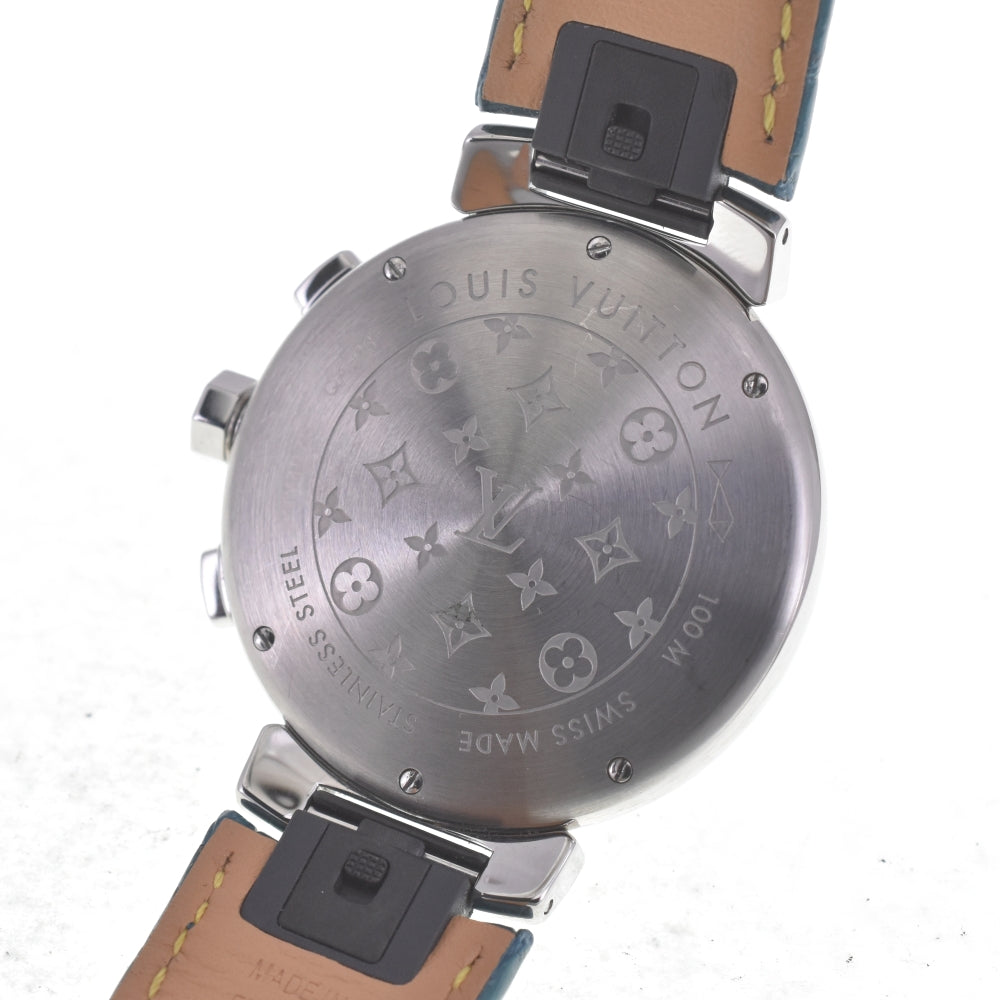 LOUIS VUITTON Tambour New Wave QA093 Chronograph white Dial Quartz Men's
 Watch R#141460
