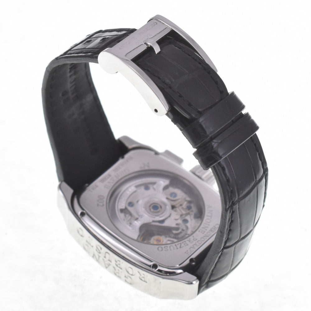 with paper Antoine Preziuso Chrono Grand Robusto GRSSO.0301311/S/D Power reserve Black / Silver Dial Automatic Men's
 Watch R#141466