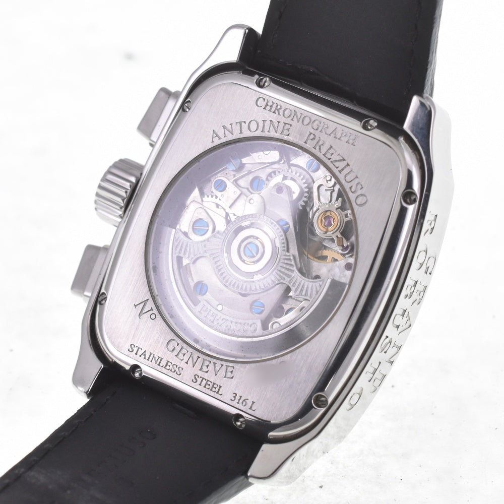 with paper Antoine Preziuso Chrono Grand Robusto GRSSO.0301311/S/D Power reserve Black / Silver Dial Automatic Men's
 Watch R#141466