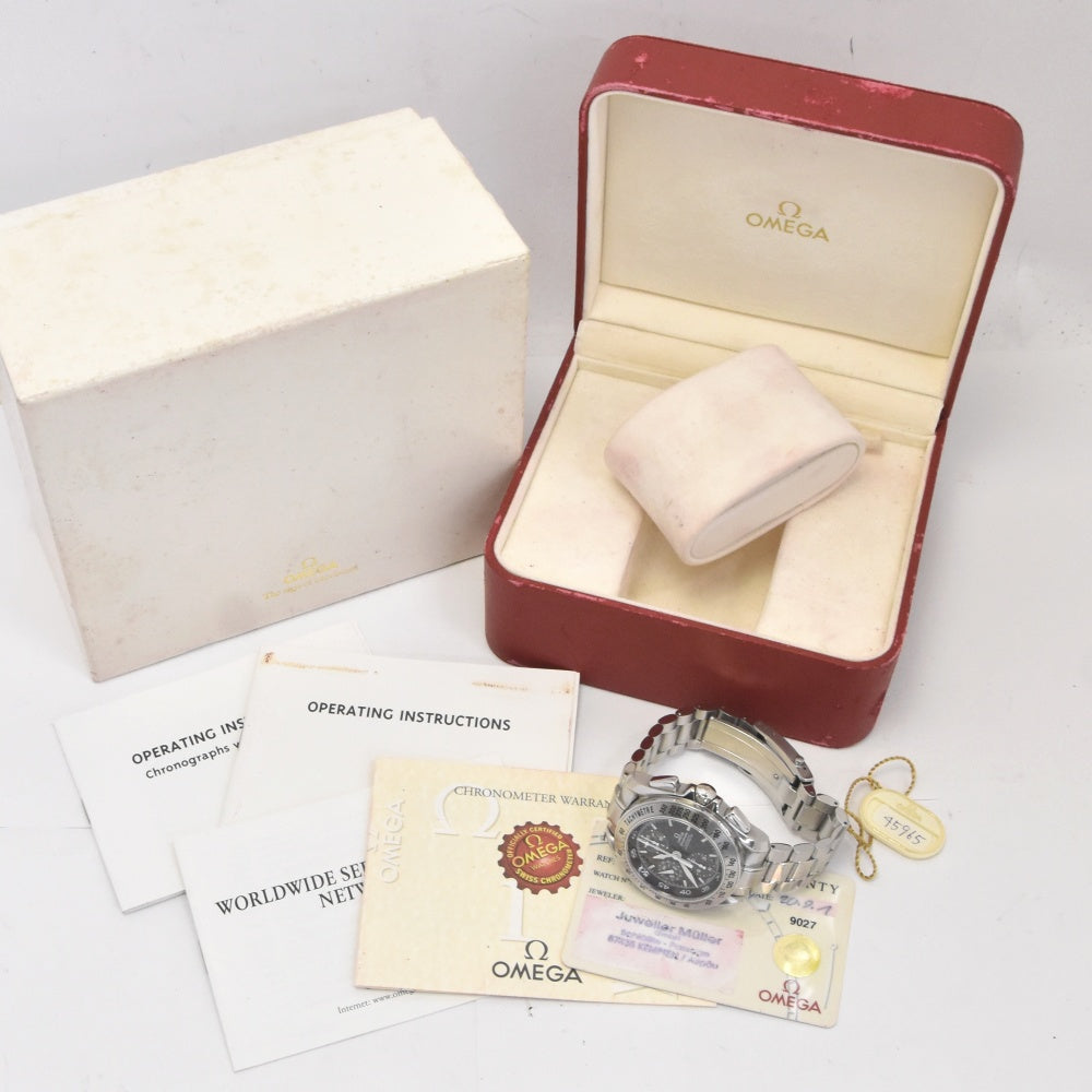 with paper OMEGA Speedmaster Split Second 3540.50 black Dial Automatic Men's
 Watch R#141467