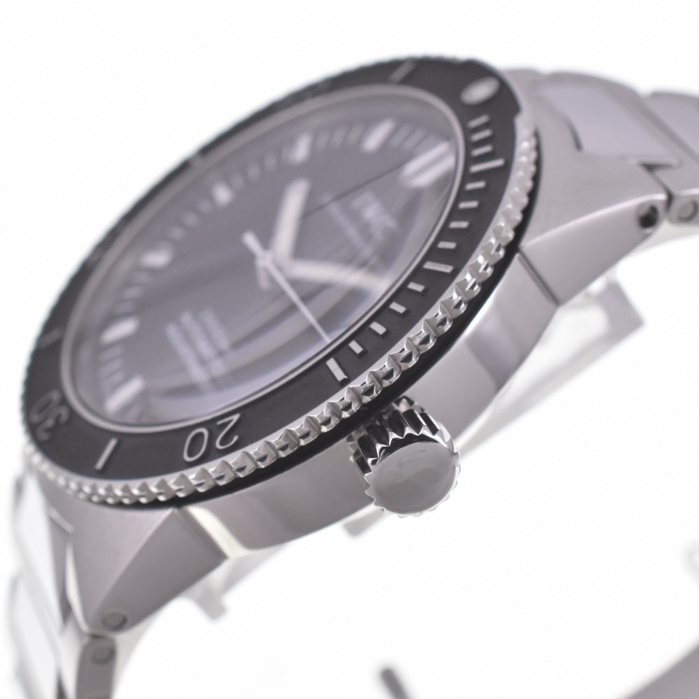 with paper IWC SCHAFFHAUSEN GST aqua timer IW353602 Date black Dial Automatic Men's
 Watch A#141468