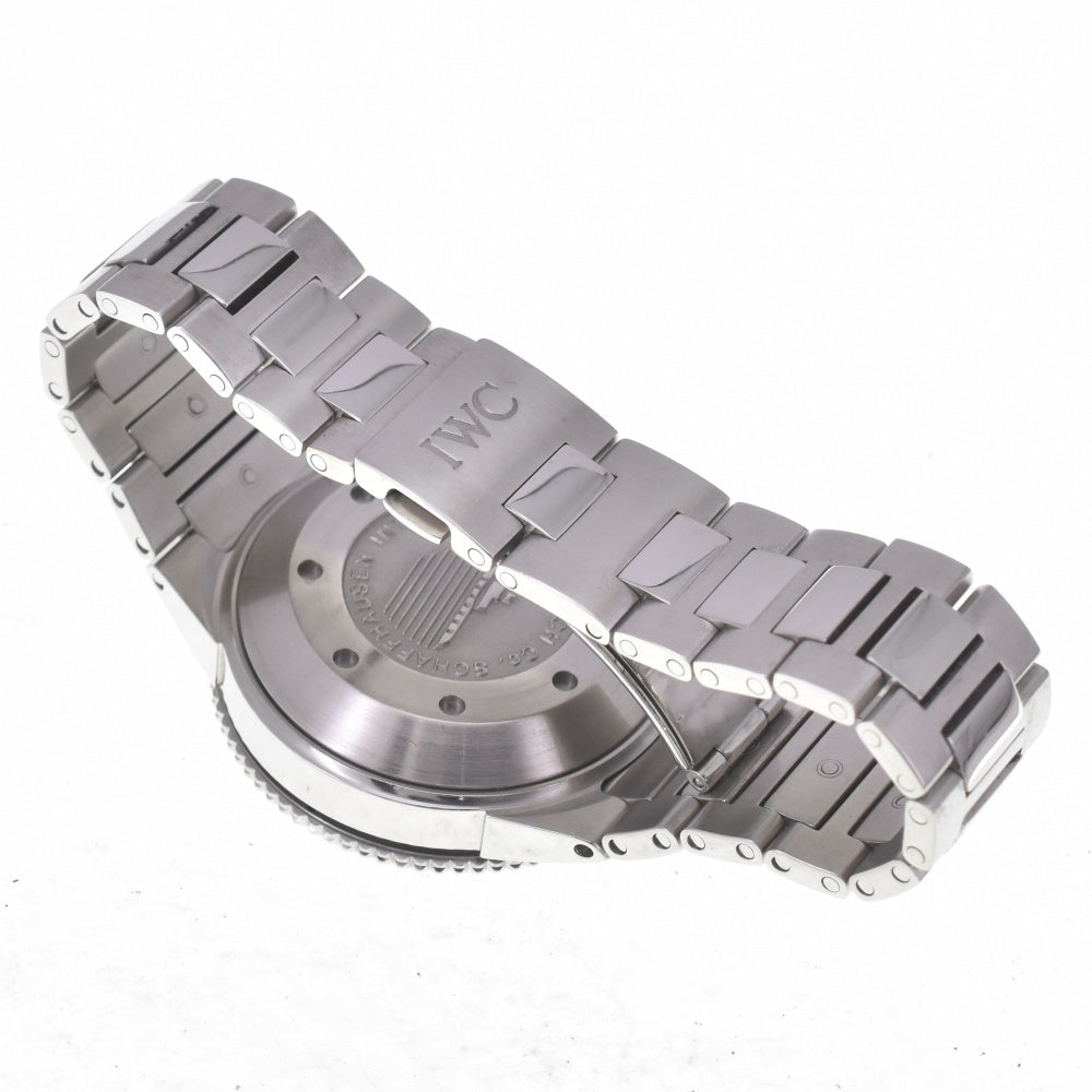 with paper IWC SCHAFFHAUSEN GST aqua timer IW353602 Date black Dial Automatic Men's
 Watch A#141468