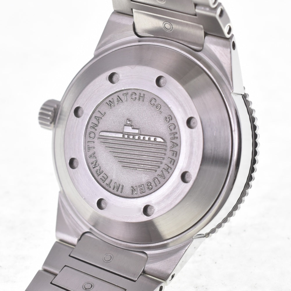 with paper IWC SCHAFFHAUSEN GST aqua timer IW353602 Date black Dial Automatic Men's
 Watch A#141468