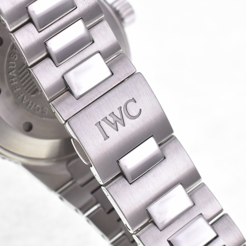 with paper IWC SCHAFFHAUSEN GST aqua timer IW353602 Date black Dial Automatic Men's
 Watch A#141468