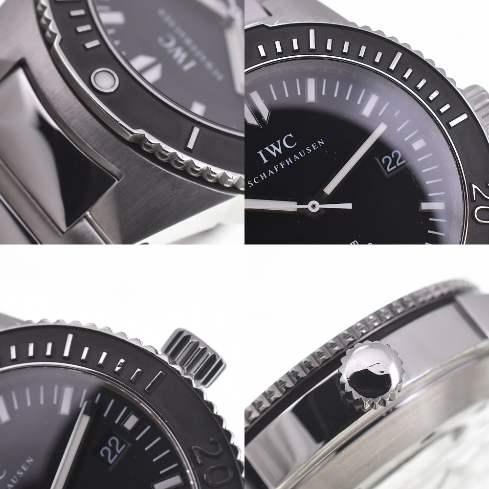 with paper IWC SCHAFFHAUSEN GST aqua timer IW353602 Date black Dial Automatic Men's
 Watch A#141468