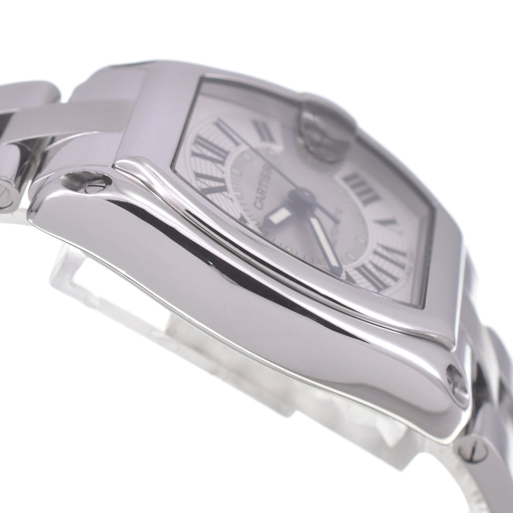 CARTIER Roadster LM W62000V3 Date Silver Dial Automatic Men's
 Watch A#141470