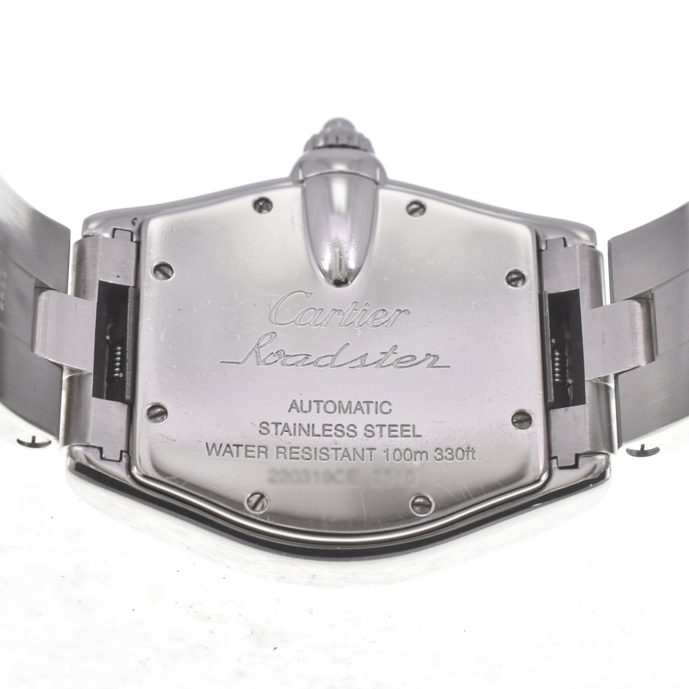 CARTIER Roadster LM W62000V3 Date Silver Dial Automatic Men's
 Watch A#141470
