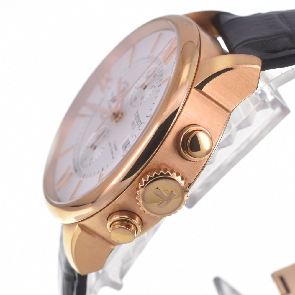 TISSOT Shuman de Tourel T099.427.36.038.00 Chronograph Date Silver Dial Automatic Men's
 Watch Q#141474