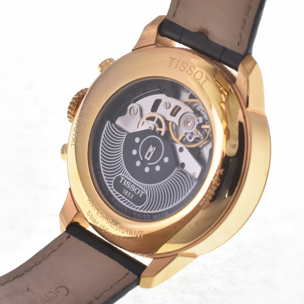 TISSOT Shuman de Tourel T099.427.36.038.00 Chronograph Date Silver Dial Automatic Men's
 Watch Q#141474