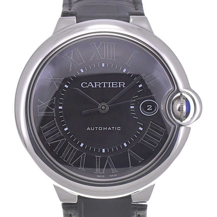 CARTIER Baron Blue LM WSBB0003 Date black Dial Automatic Men's
 Watch R#141478