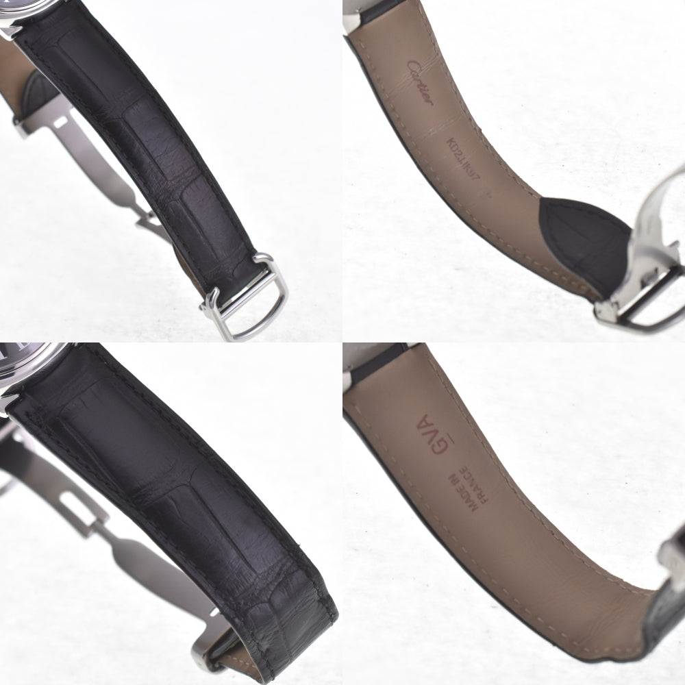 CARTIER Baron Blue LM WSBB0003 Date black Dial Automatic Men's
 Watch R#141478