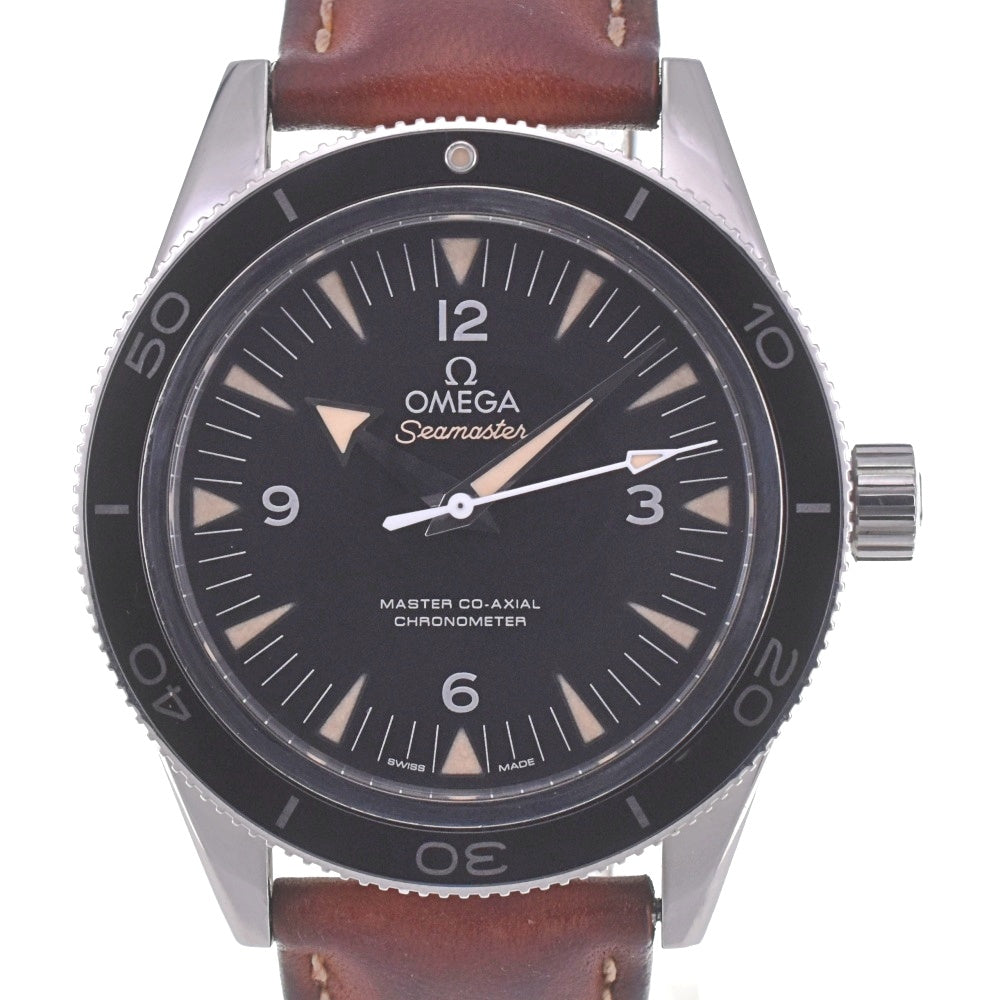 with paper OMEGA Seamaster 300 Master Co-Axial 233.32.41.21.01.002 black Dial Automatic Men's
 Watch R#141479