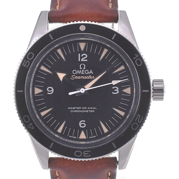 with paper OMEGA Seamaster 300 Master Co-Axial 233.32.41.21.01.002 black Dial Automatic Men's
 Watch R#141479