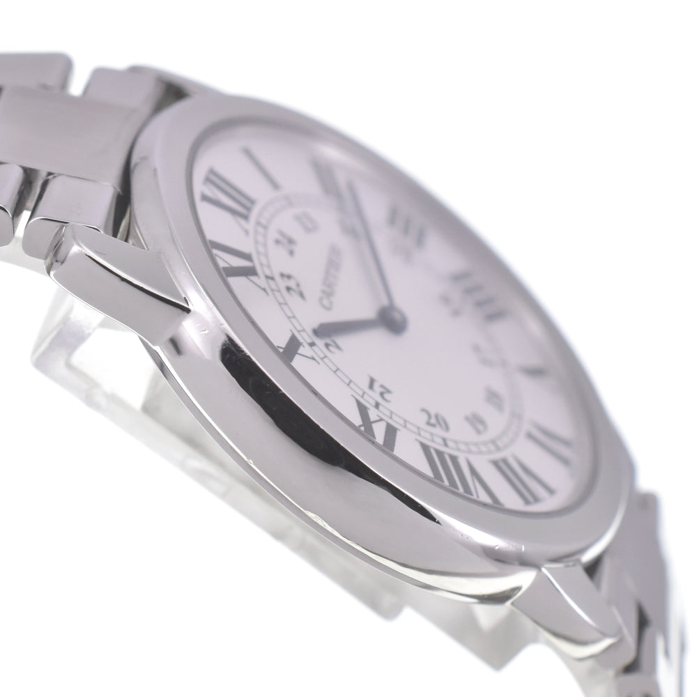 CARTIER Ronde Solo LM W6701005 Date Silver Dial Quartz Men's
 Watch R#141484