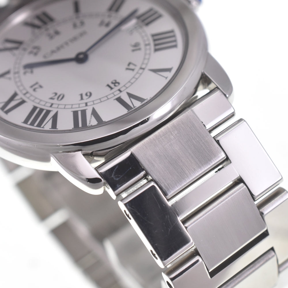 CARTIER Ronde Solo LM W6701005 Date Silver Dial Quartz Men's
 Watch R#141484