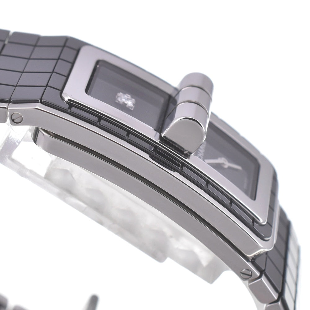 CHANEL Code Coco H5147 1P Diamond Stainless Steel / Ceramic black Dial Quartz Ladies
 Watch R#141495