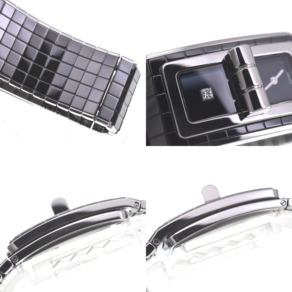 CHANEL Code Coco H5147 1P Diamond Stainless Steel / Ceramic black Dial Quartz Ladies
 Watch R#141495