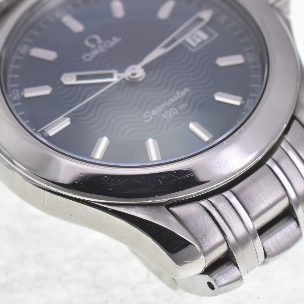 OMEGA Seamaster 120M 2511.81 Date blue Dial Quartz Men's
 Watch C#141505