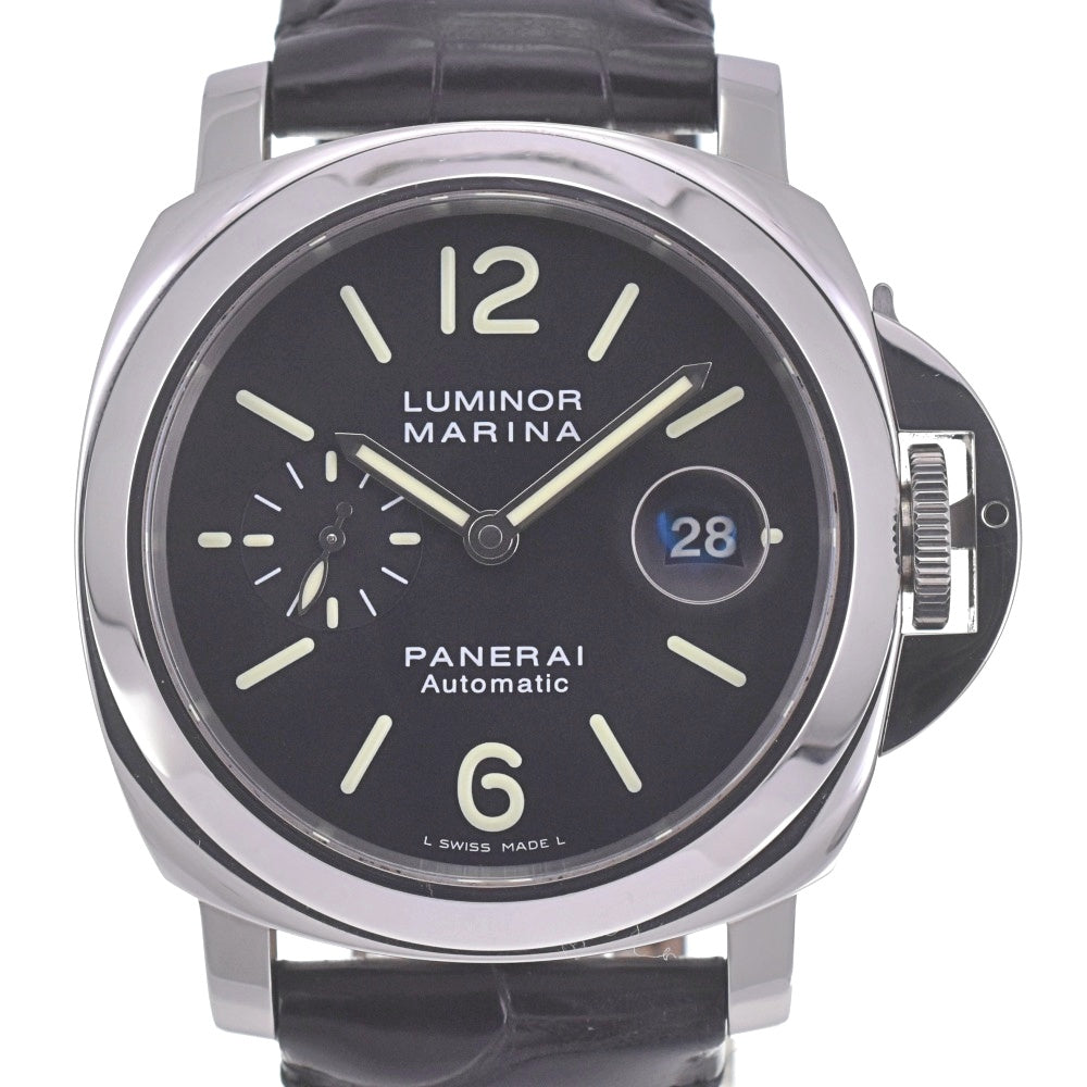 PANERAI Luminor Marina PAM00104 Small second date black Dial Automatic Men's
 Watch Q#141506