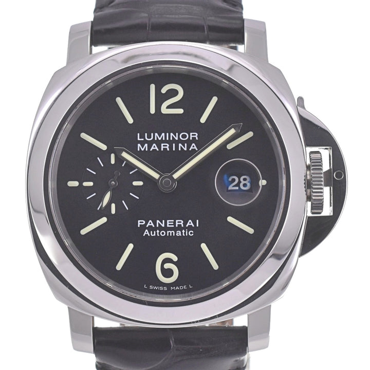 PANERAI Luminor Marina PAM00104 Small second date black Dial Automatic Men's
 Watch Q#141506
