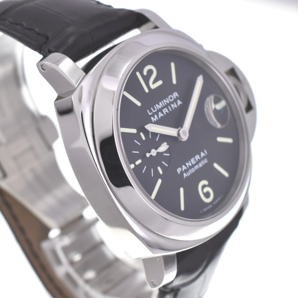 PANERAI Luminor Marina PAM00104 Small second date black Dial Automatic Men's
 Watch Q#141506