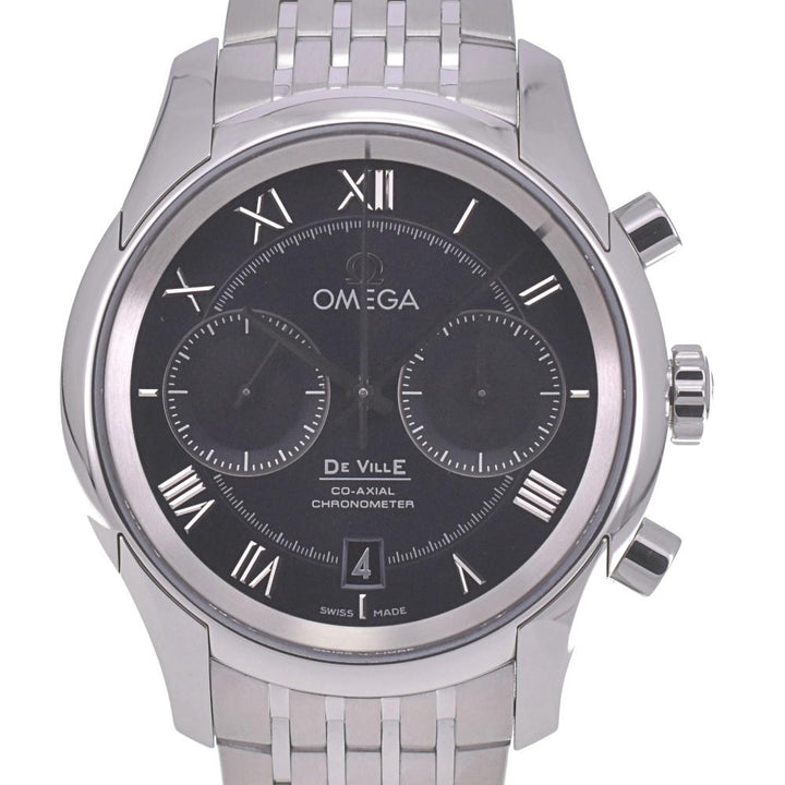 with paper OMEGA De Ville Prestige 431.10.42.51.01.001 Chronograph black Dial Automatic Men's
 Watch R#141507