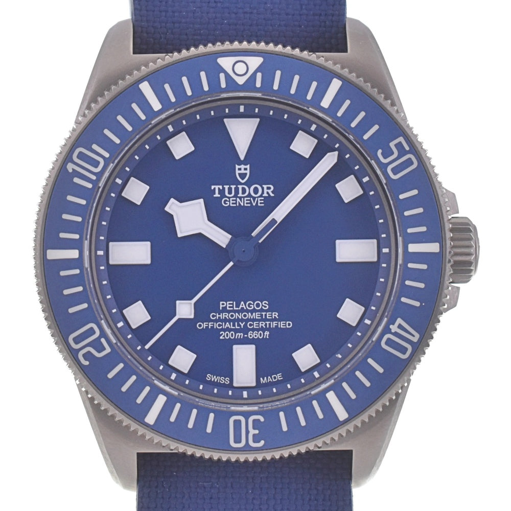 with paper TUDOR Pelagos FXD M25707B/23-0001 titanium blue Dial Automatic Men's
 Watch Q#141508
