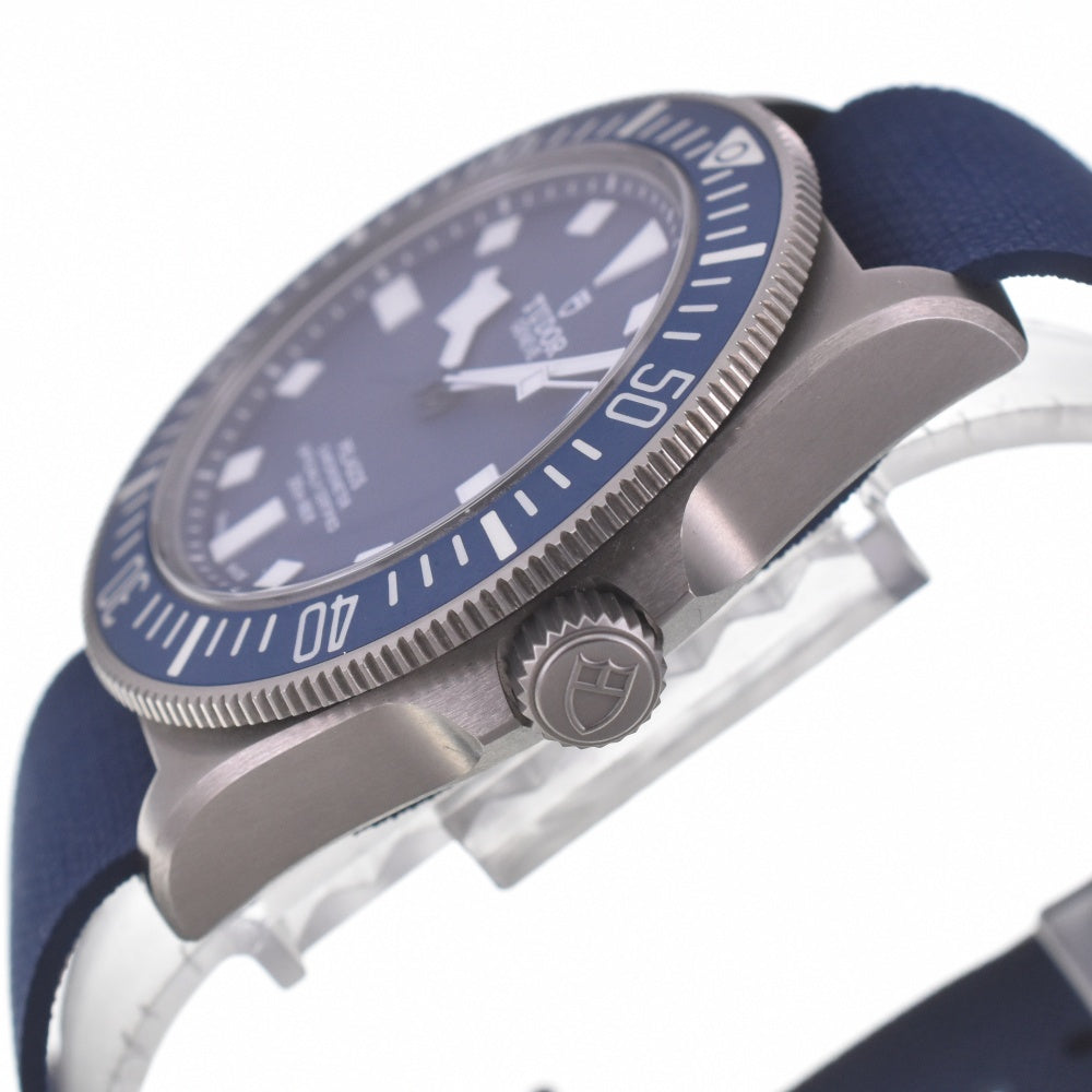with paper TUDOR Pelagos FXD M25707B/23-0001 titanium blue Dial Automatic Men's
 Watch Q#141508
