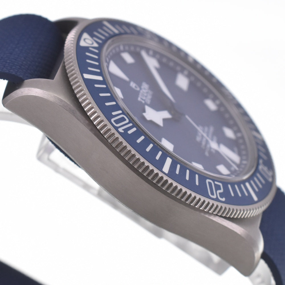 with paper TUDOR Pelagos FXD M25707B/23-0001 titanium blue Dial Automatic Men's
 Watch Q#141508