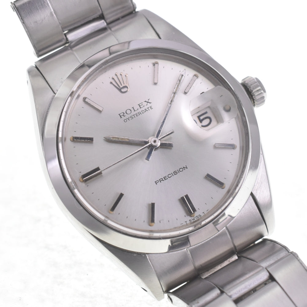 ROLEX Oyster Date Precision 6694 vintage Cal.1225 Silver Dial Hand Winding Men's
 Watch R#141509