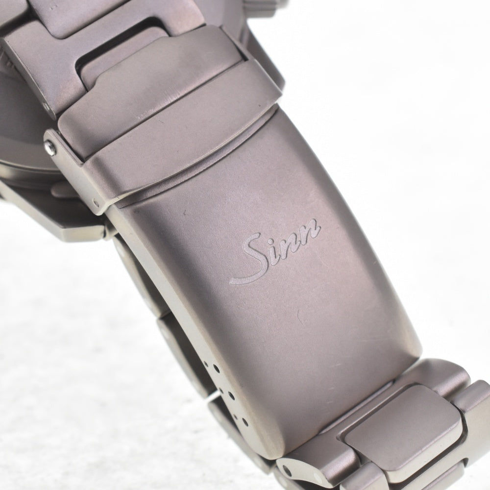 with paper Sinn Diver's Chronograph 203.TI day date titanium black Dial Automatic Men's
 Watch A#141510