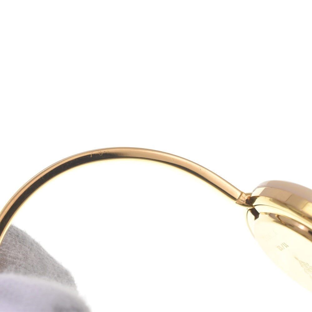 GUCCI Change bezel 11/12 Gold Plated white Dial Quartz Ladies
 Watch R#141518