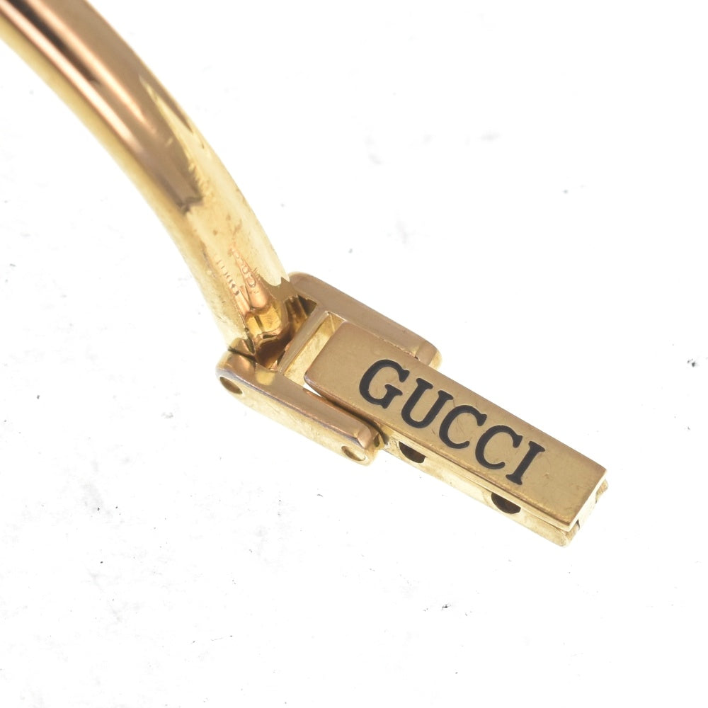 GUCCI Change bezel 11/12 Gold Plated white Dial Quartz Ladies
 Watch R#141523