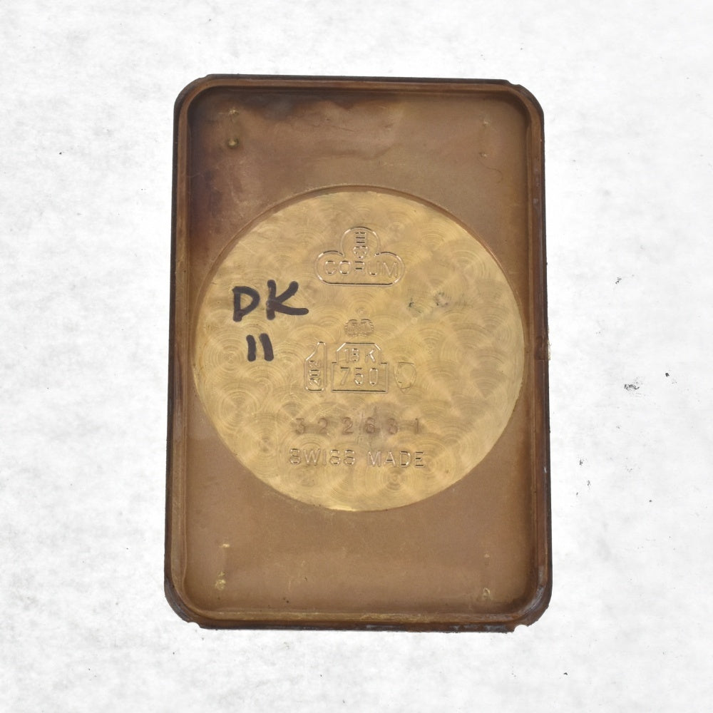 CORUM 15 Gram 999.9% Gold Ingot Watch Ref.55400 vintage gold Dial Hand Winding Men's
 Watch E#141538