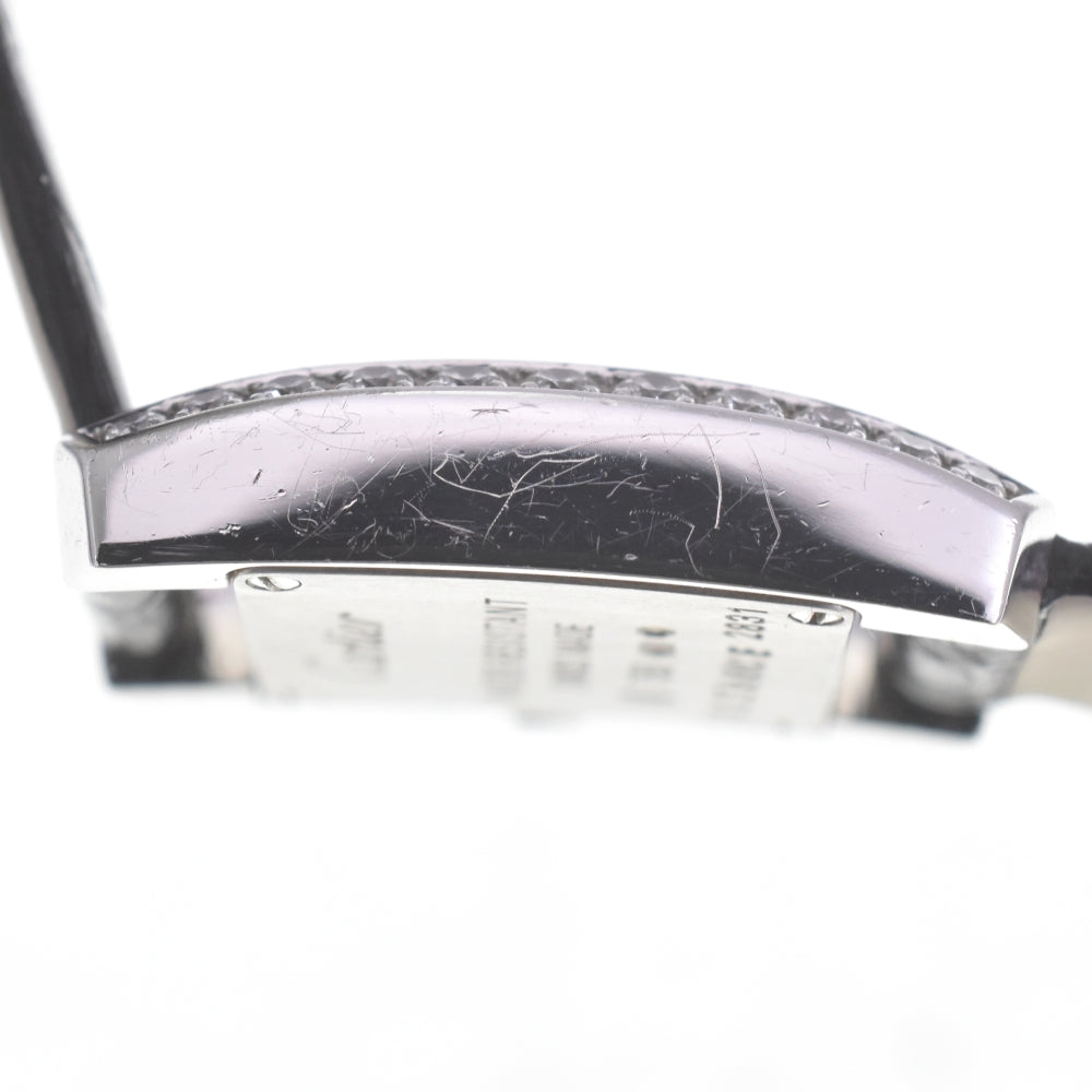 CARTIER Tankissim SM WE70069H K18WG / leather Silver Dial Quartz Ladies
 Watch R#141556