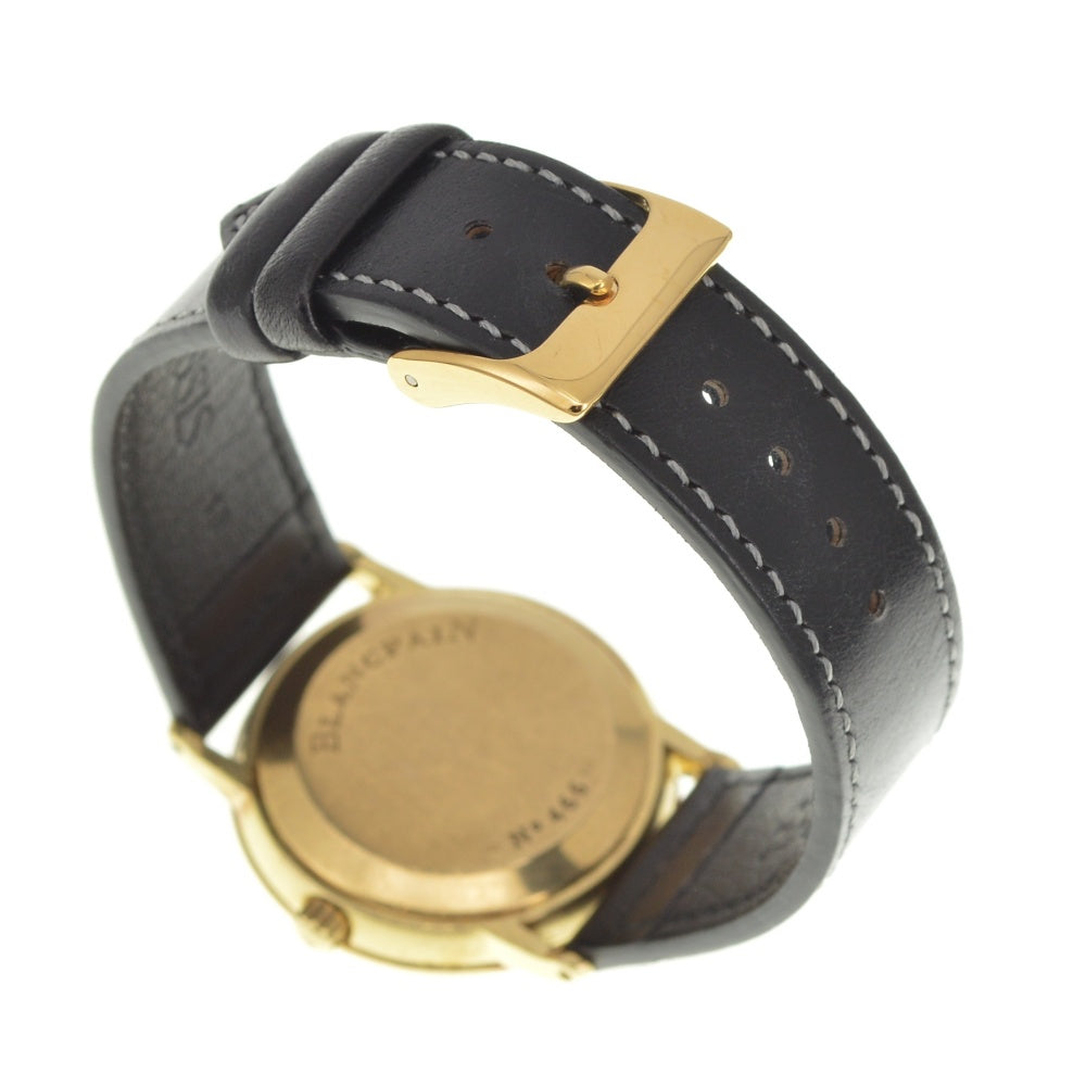 Blancpain Villeret Extra Slim Date 1151-1418 K18YG leather white Dial Automatic Men's
 Watch R#141563