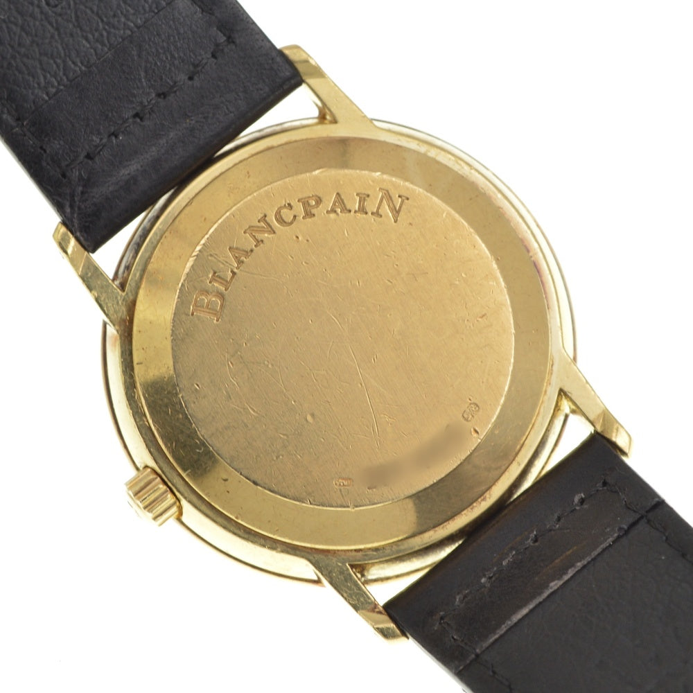 Blancpain Villeret Extra Slim Date 1151-1418 K18YG leather white Dial Automatic Men's
 Watch R#141563