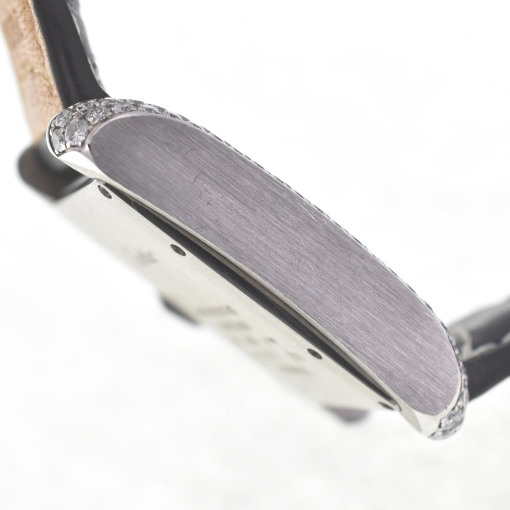 CARTIER Tank Anglaise LM WT100009 Diamond Bezel Silver Dial Automatic Men's
 Watch R#141565