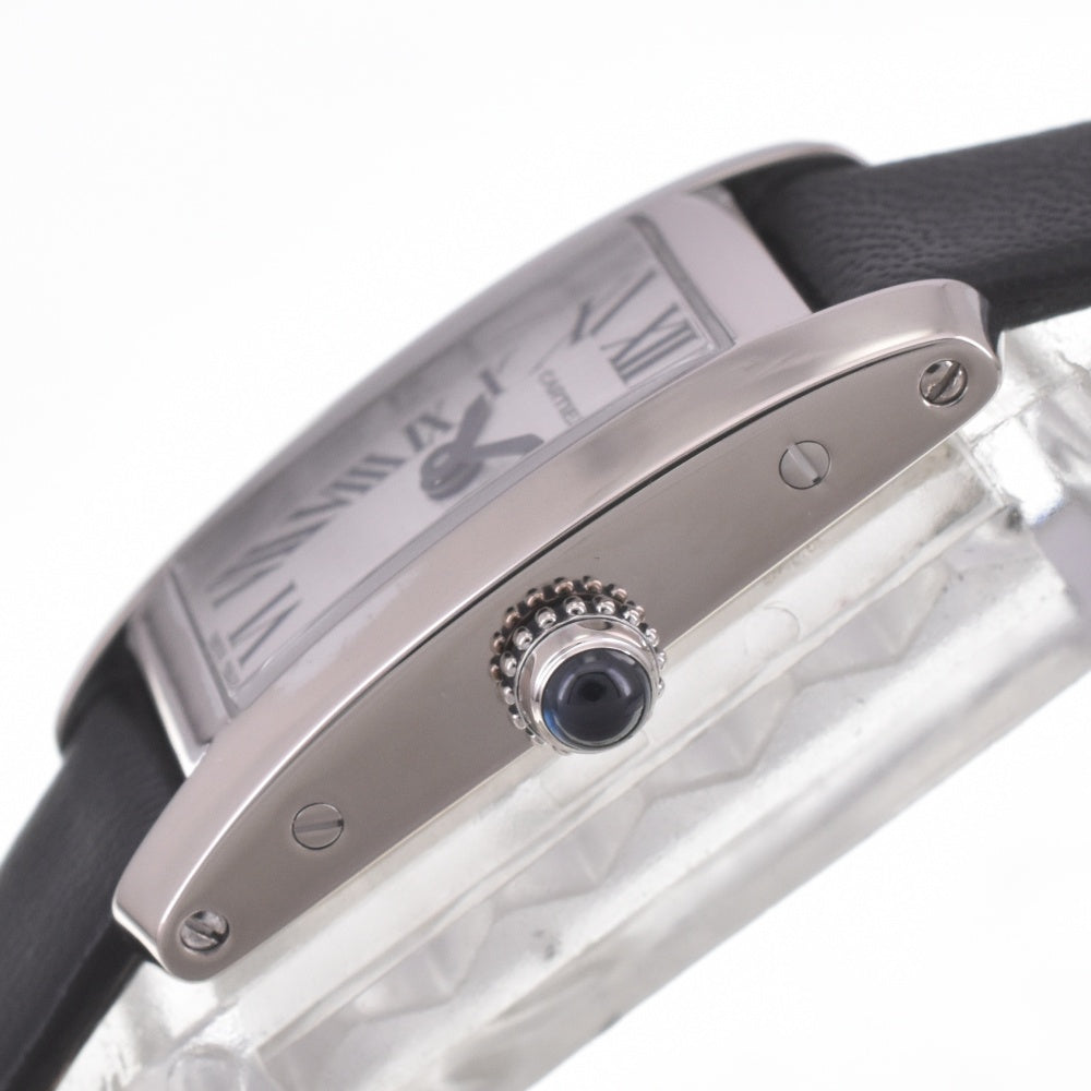 CARTIER Raniere Tank Alonge W15364W3 Silver Dial Quartz Ladies
 Watch D#141569