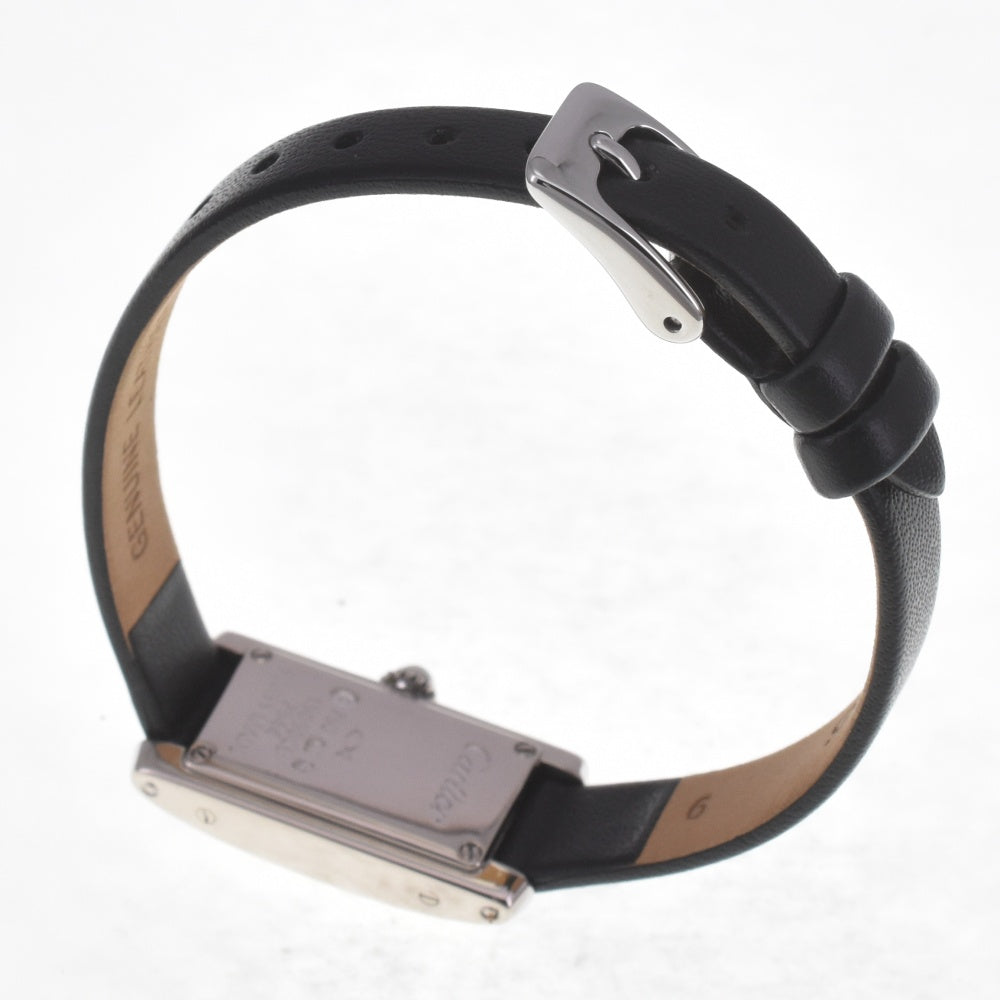 CARTIER Raniere Tank Alonge W15364W3 Silver Dial Quartz Ladies
 Watch D#141569