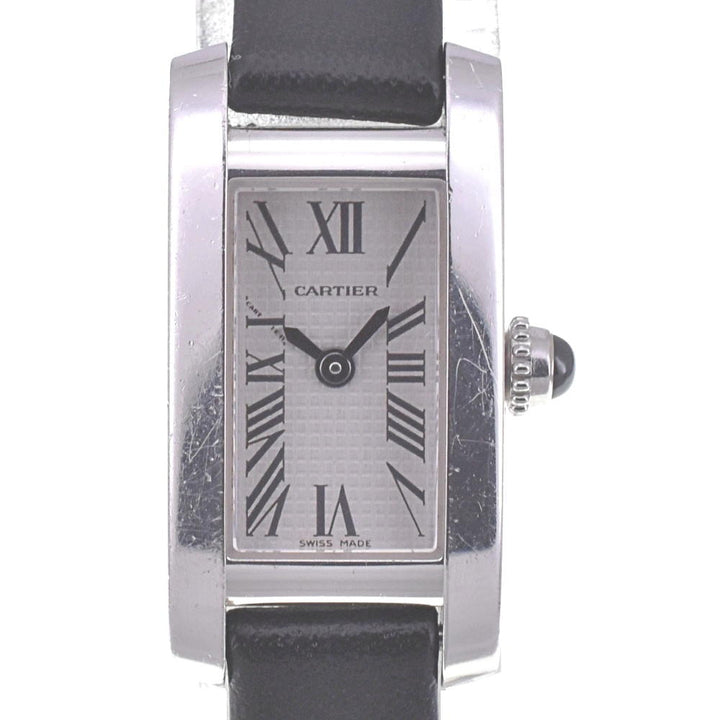 CARTIER Raniere Tank Alonge W15364W3 Silver Dial Quartz Ladies
 Watch R#141570