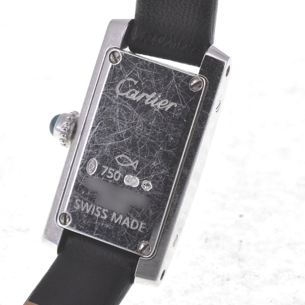CARTIER Raniere Tank Alonge W15364W3 Silver Dial Quartz Ladies
 Watch R#141570