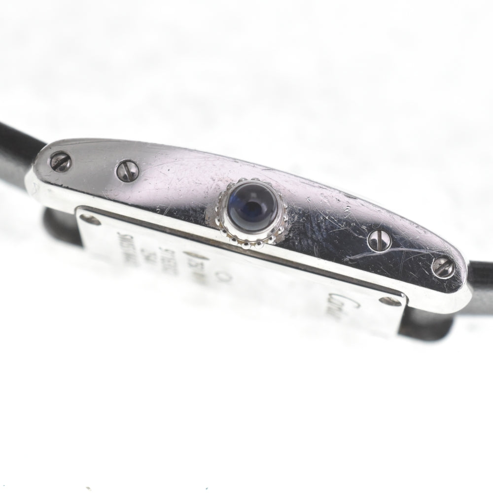 CARTIER Raniere Tank Alonge W15364W4 Silver Dial Quartz Ladies
 Watch R#141572